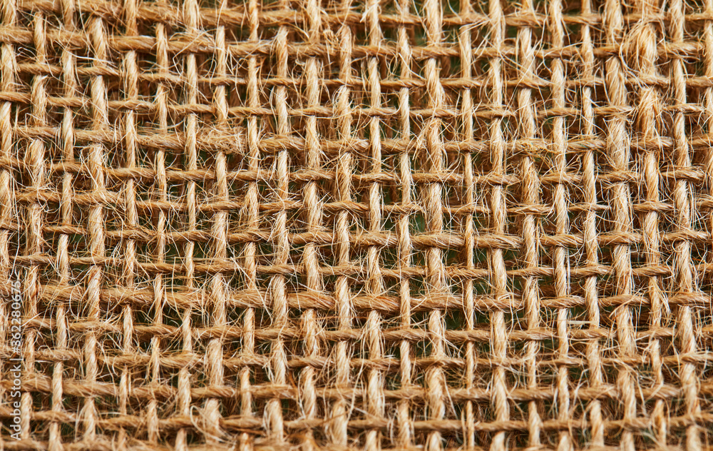 Brown sackcloth Or the background of a natural brown cloth Brown sackcloth Or the background of a natural brown cloth