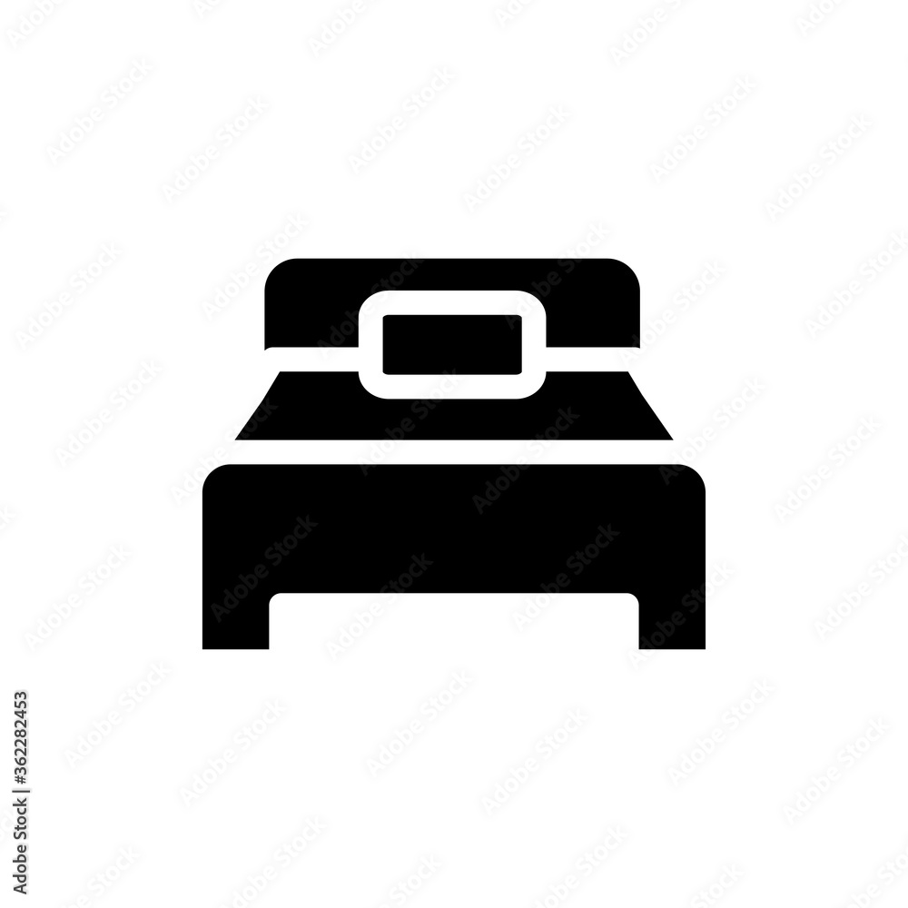 bed icon vector symbol template bed icon vector symbol template