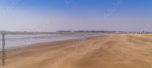 View at Akshi beach, Alibag, Raigad District, Konkan, Maharashtra, India photo