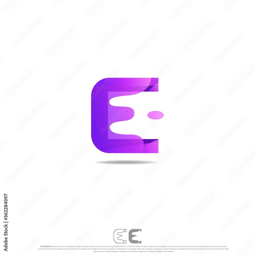 Letter E Logo Design Letter E Logo Design