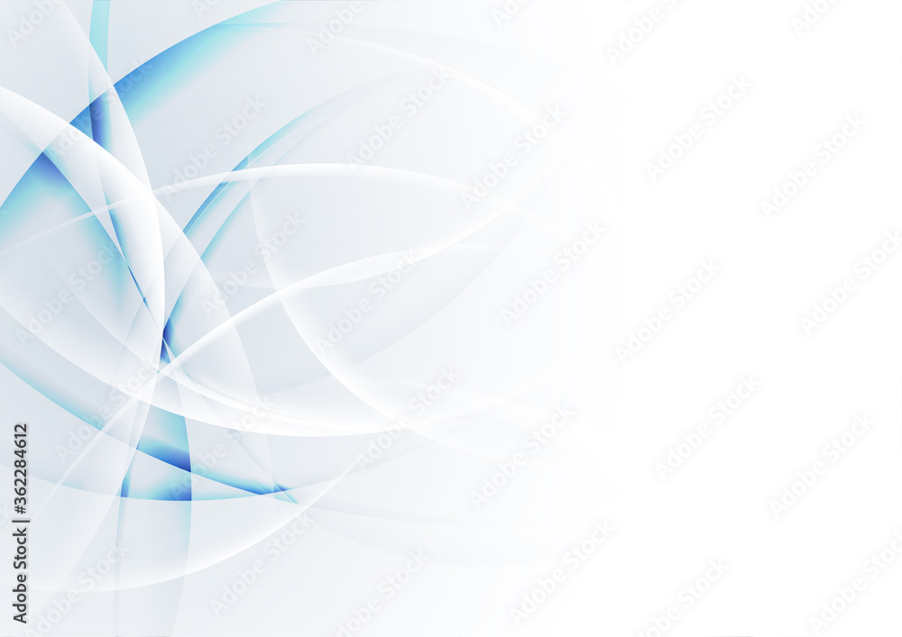 Blue and white shiny glossy flowing waves abstract background. Elegant vector design Blue and white shiny glossy flowing waves abstract background. Elegant vector design