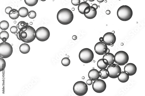 Dark liquid bubbles