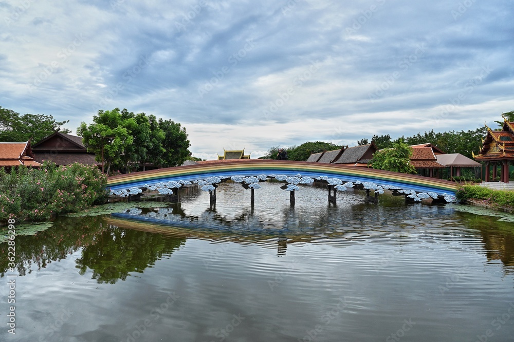 Fototapeta premium bridge over the river