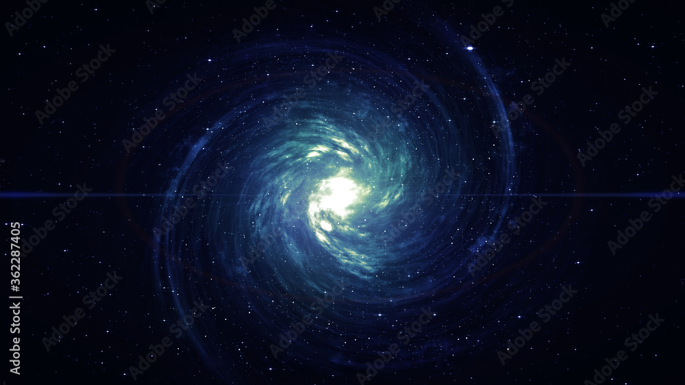 Spiral Galaxy in deep spcae Spiral Galaxy in deep spcae
