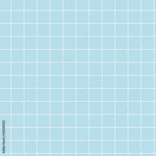 Blue and white check grid seamless pattern for a book end  cover or textile print.