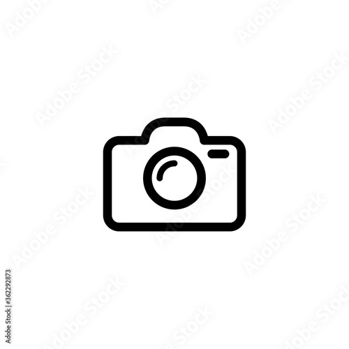 camera icon vector symbol template