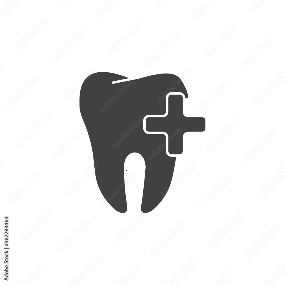 Tooth icon. Dental symbol modern, simple, vector, icon for website design, mobile app, ui. Vector Illustration Tooth icon. Dental symbol modern, simple, vector, icon for website design, mobile app, ui. Vector Illustration