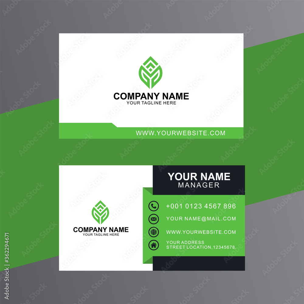 Business Card Elegant Modern Business Card Elegant Modern