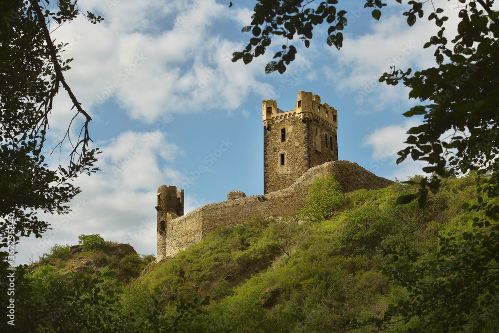 Burg Wernerseck in der Eifel in Deutschland