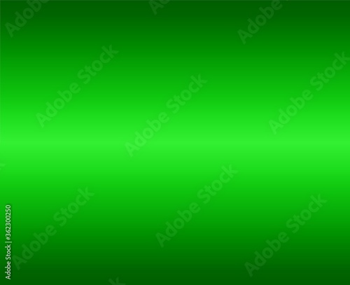 Abstract green Christmas background banner with metal texture design and soft center linear lighting. Empty dark green studio room, used as background for displaying your products.