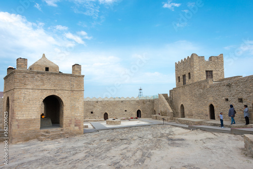 Ateshgah Fire Temple. a famous historic site on the Silk Road, Baku, Azerbaijan.