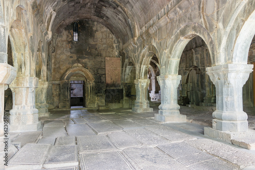 Sanahin Monastery in Sanahin village  Alaverdi  Lori  Armenia. It is part of the World Heritage Site - Monasteries of Haghpat and Sanahin.