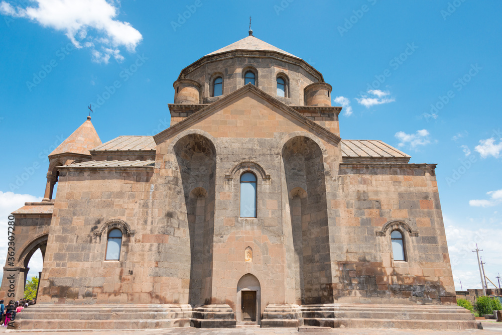 Saint Hripsime Church in Echmiatsin, Armenia. It is part of the World Heritage Site-The Cathedral and Churches of Echmiatsin and the Archaeological Site of Zvartnots.