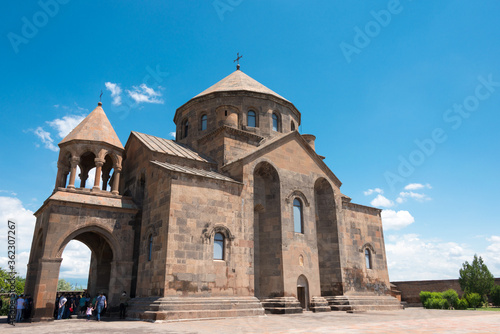 Saint Hripsime Church in Echmiatsin, Armenia. It is part of the World Heritage Site-The Cathedral and Churches of Echmiatsin and the Archaeological Site of Zvartnots.