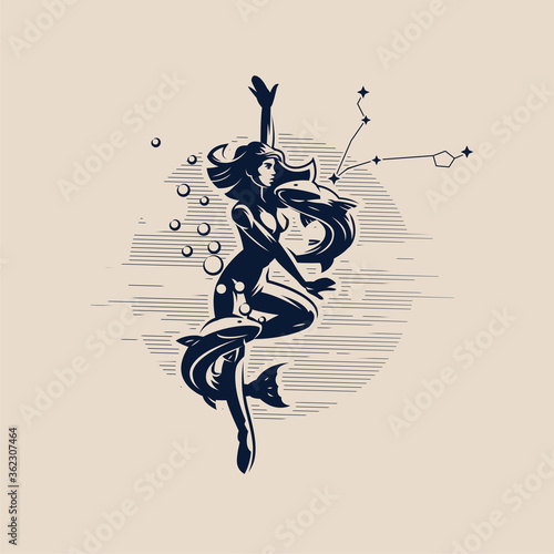 Sign of the Zodiac Pisces.