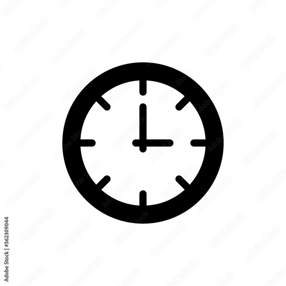 clock icon vector symbol template clock icon vector symbol template