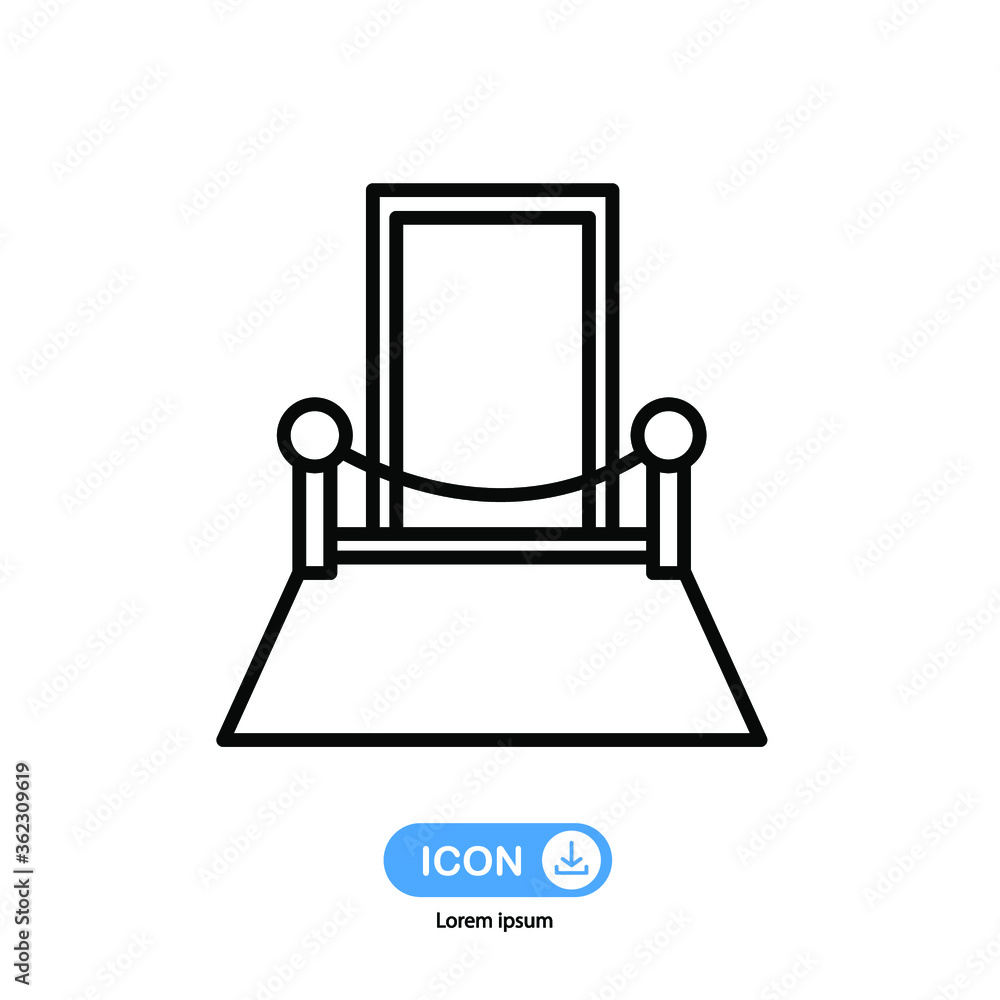 vip room icon vector isolated on white background vip room icon vector isolated on white background