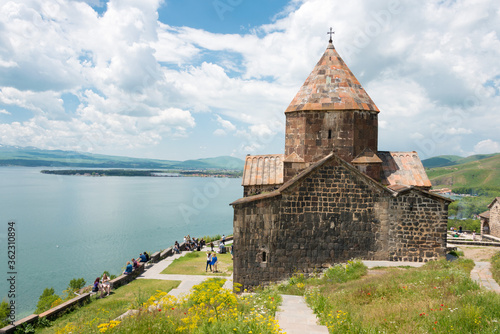 Sevanavank Monastery. a famous Historic site in Sevan, Gegharkunik, Armenia. © beibaoke