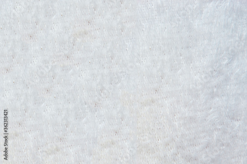 Surface texture of white blanket