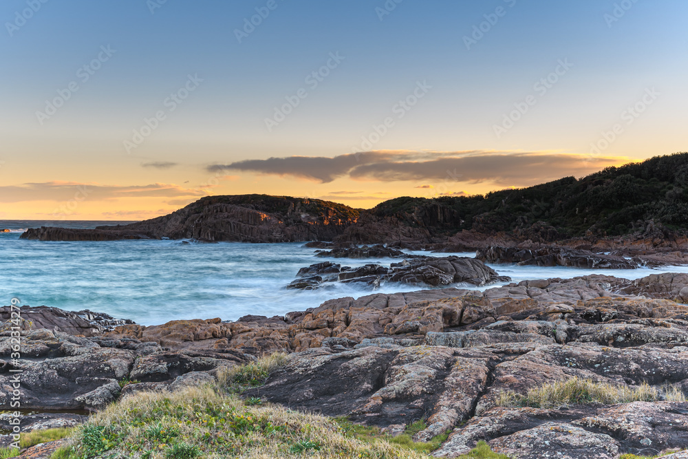 Wild and Windy Rugged Seascape