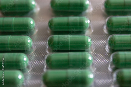 Pills in a blister