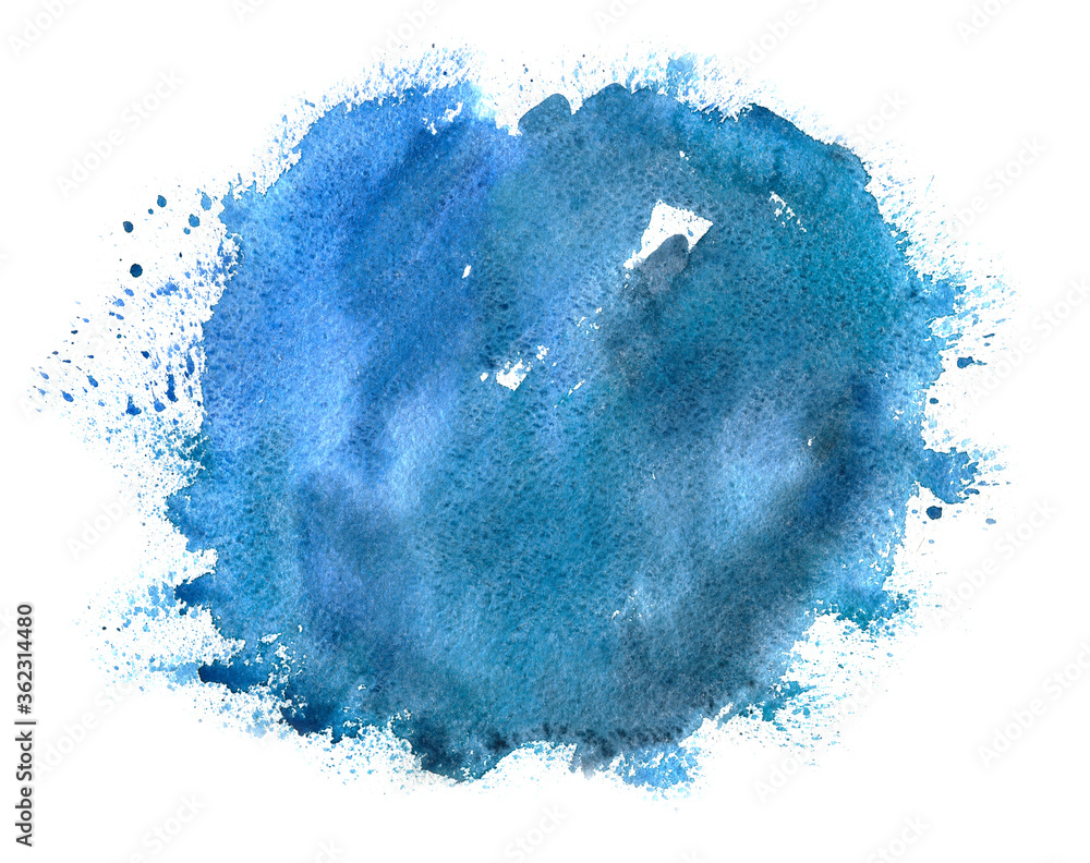 Hand paint watercolor winter abstract background. Perfect hand paint background for invitations, cards, textile, fabric or for any other kind of design.