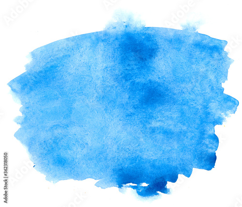 Restrained blue watercolor background for decorating design objects