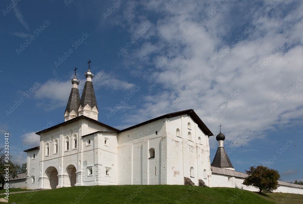 Ferapontov Belozersky monastery. Monastery of the Russian Orthodox Church.  Vologda Region. Russia