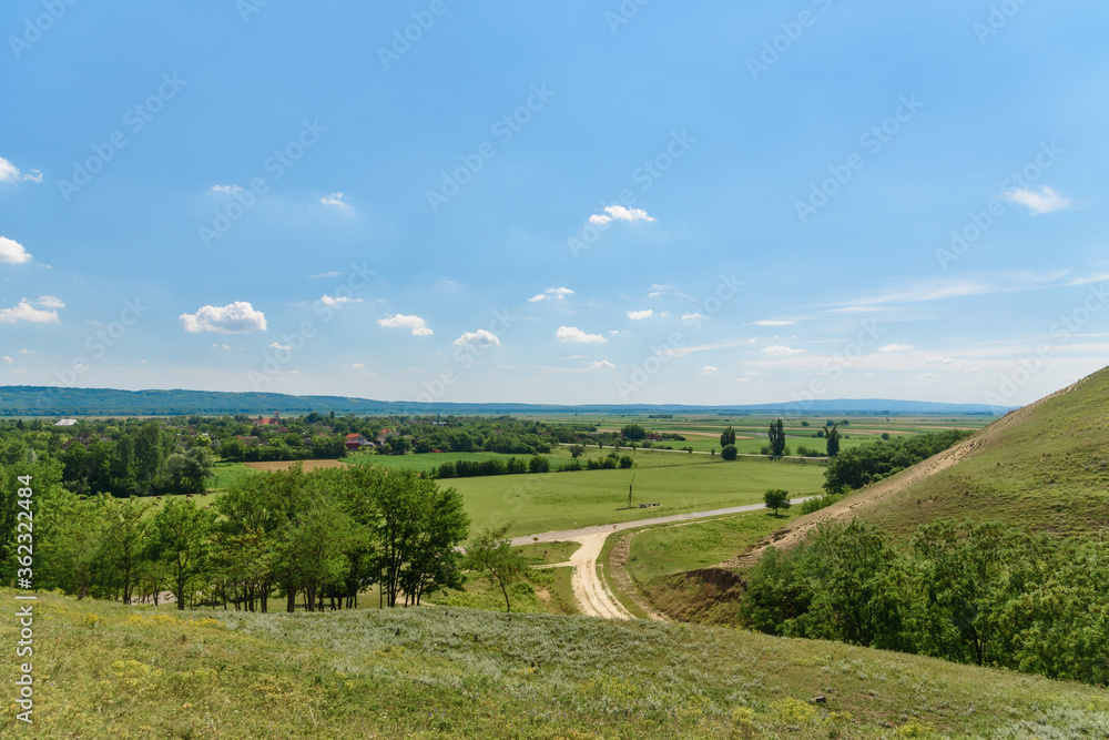 Photographed from the highest peak of Titelski breg. Titelski Breg or Titel Hill is a loess plateau situated in the Vojvodina province, Serbia. Photographed from the highest peak of Titelski breg. Titelski Breg or Titel Hill is a loess plateau situated in the Vojvodina province, Serbia.