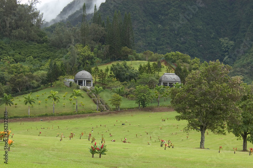 A Buddhist temple in Oahu photo