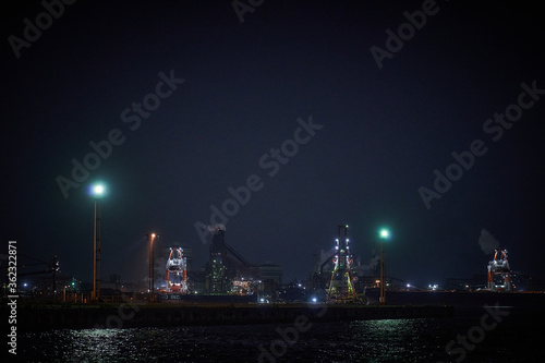 名古屋港からの夜景