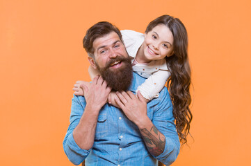 Family relations. Communication skills. Child and father best friends. Parenthood and childhood. Fathers day concept. Lovely father and cute kid. Strong friendship. Father and daughter together