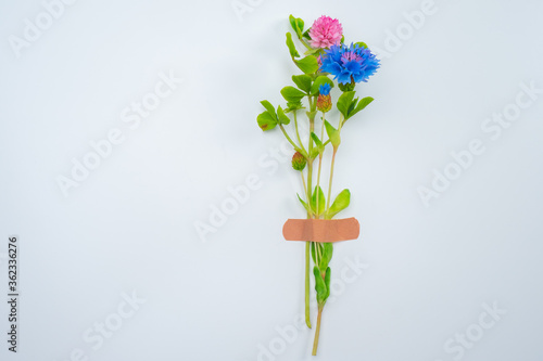 Minimalistic greeting conce...