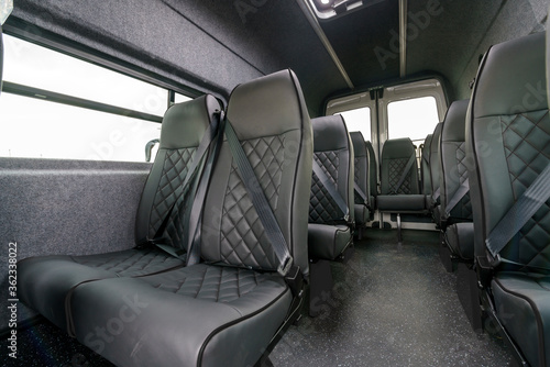 Interior of a passenger van © Dorota