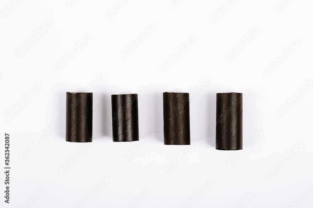 Step by step instruction how to make Christmas tree. The cardboard tube from paper towels is cut into 4 parts and painted black. You can use toilet paper tubes. Step by step instruction how to make Christmas tree. The cardboard tube from paper towels is cut into 4 parts and painted black. You can use toilet paper tubes.