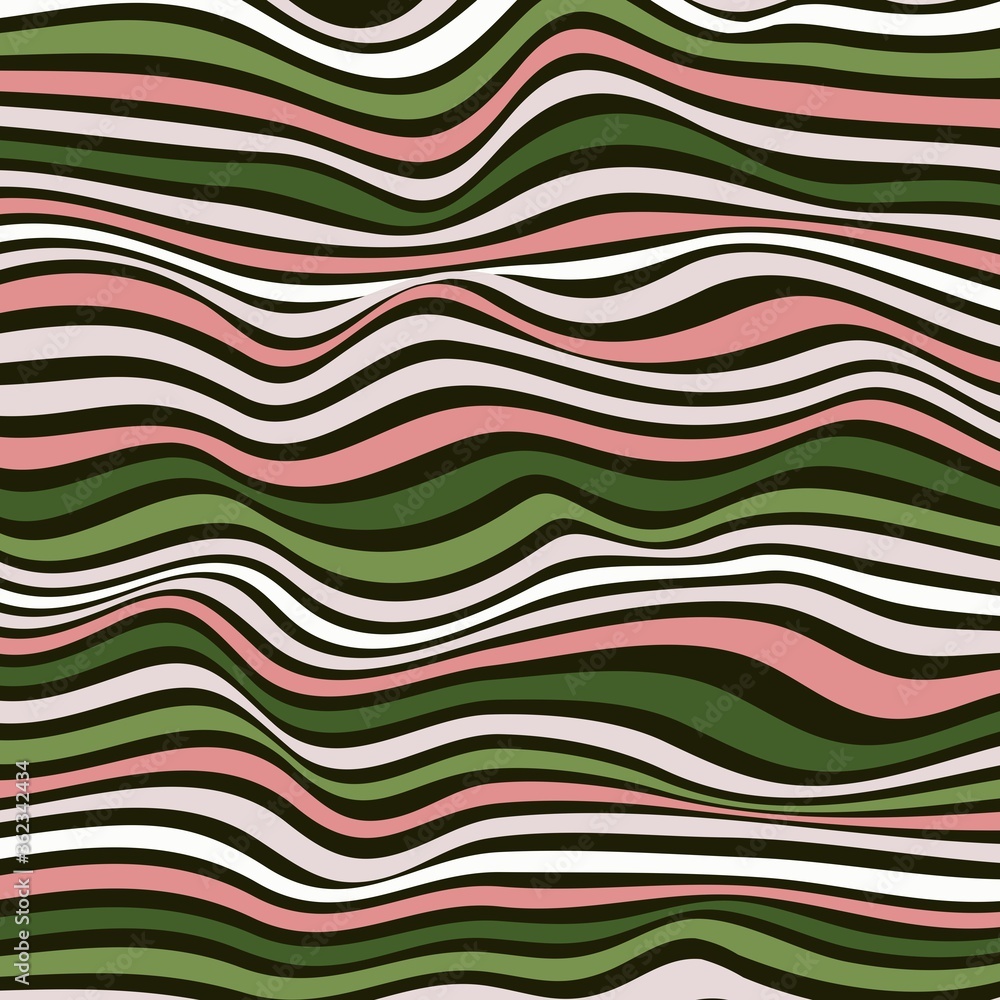abstract pink white green black colourful wavy stripes simple lines art for background, wallpaper, banner, label, cover, texture etc. vector design abstract pink white green black colourful wavy stripes simple lines art for background, wallpaper, banner, label, cover, texture etc. vector design
