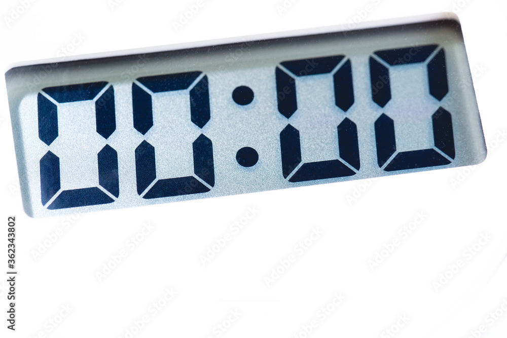 デジタル時計、デジタルタイマー、0時、00:00、0分 デジタル時計、デジタルタイマー、0時、00:00、0分