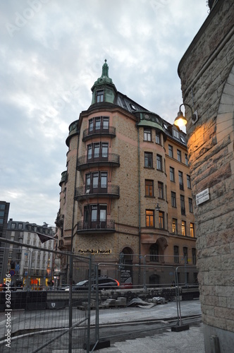 Photography brick old building stockholm