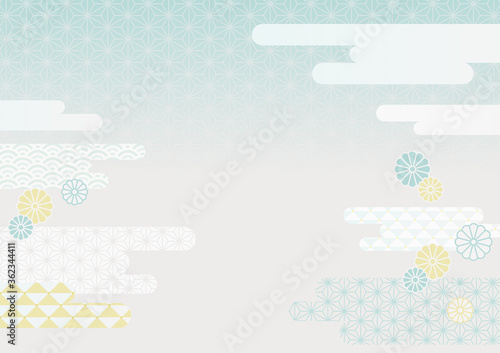 爽やか かわいい 和柄 和風 文様 背景 素材 Stock ベクター Adobe Stock 爽やか かわいい 和柄 和風 文様 背景 素材 Stock ベクター Adobe Stock