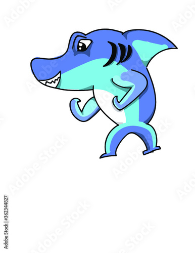 cartoon shark cartoon