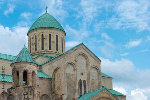 Bagrati Cathedral in Kutaisi, Imereti, Georgia. UNESCO removed Bagrati Cathedral from its World Heritage sites in 2017.