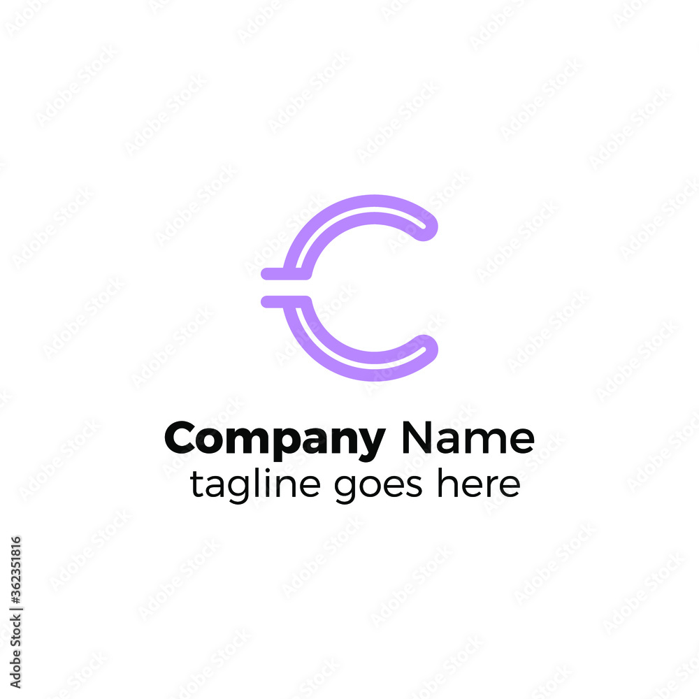 line c logo design vector illustration simple line c logo design vector illustration simple