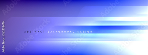 Motion concept neon shiny lines on liquid color gradients abstract backgrounds. Dynamic shadows and lights templates for text