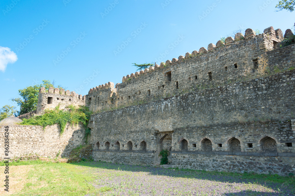 Telavi castle (Batonis Tsikhe Fortress). a famous Historic site in Telavi, Kakheti, Georgia.