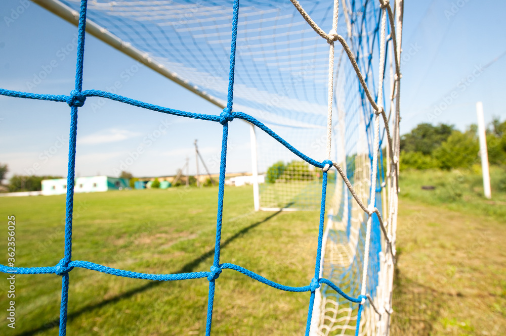 Fototapeta premium Football gate and football net.