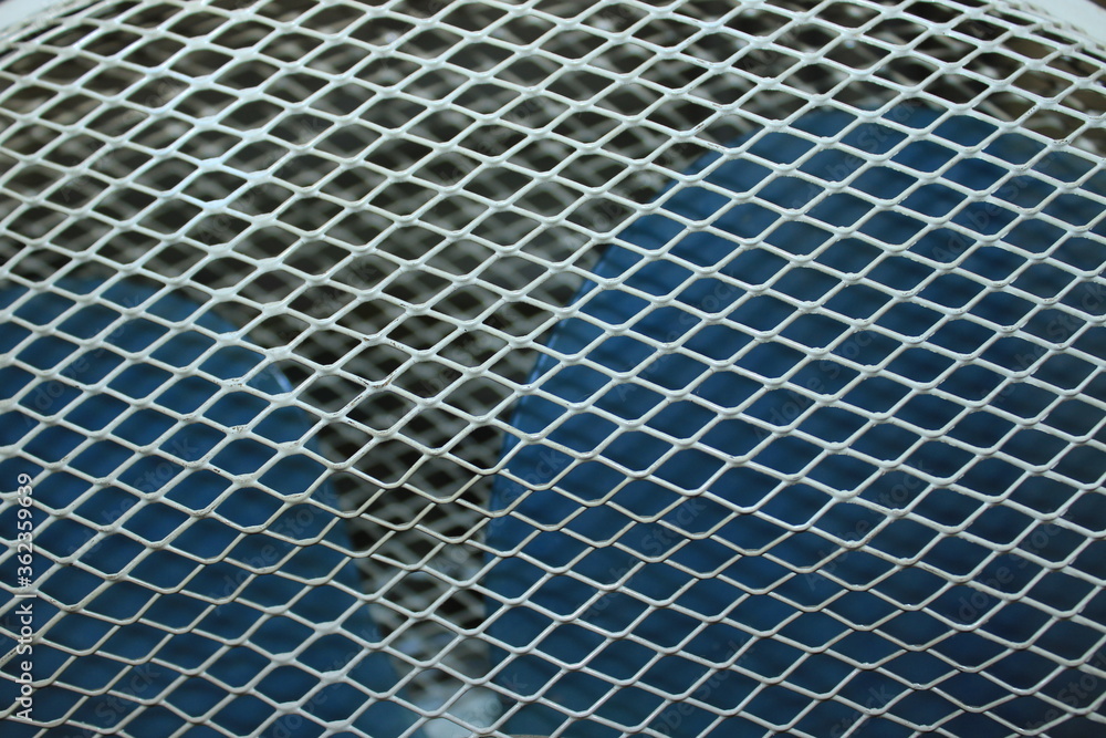 Protective mesh on the fan. Russia. Protective mesh on the fan. Russia.
