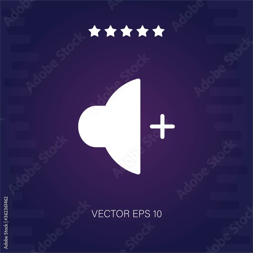 increase volume vector icon