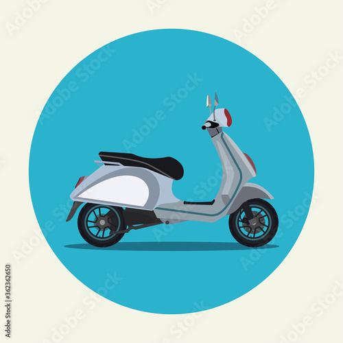 Scooter design vector illustration. Transportation concept