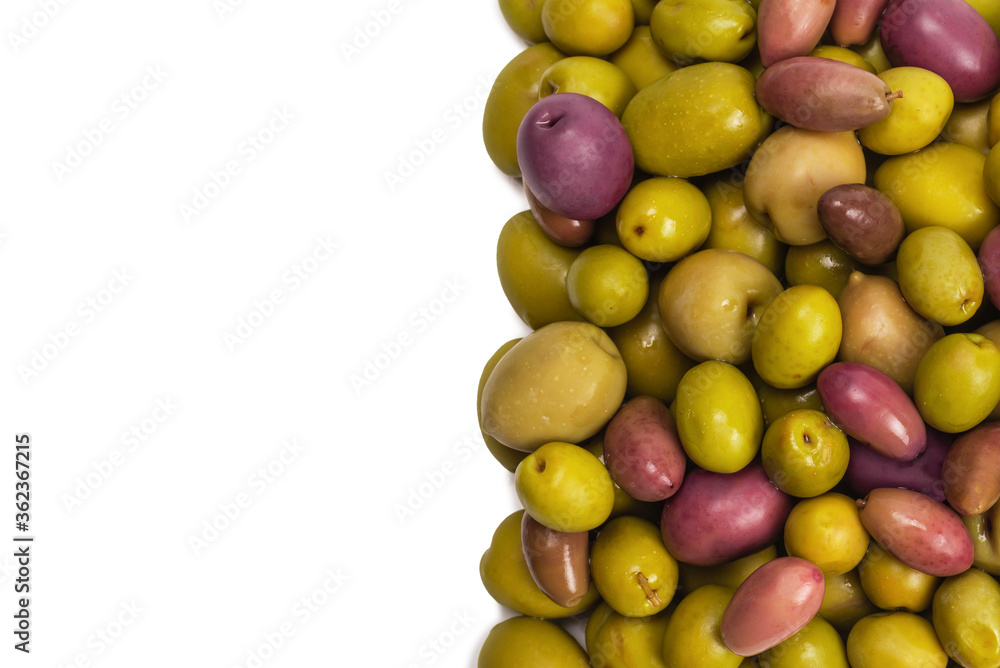 Tasty mix olives background. Tasty mix olives background.