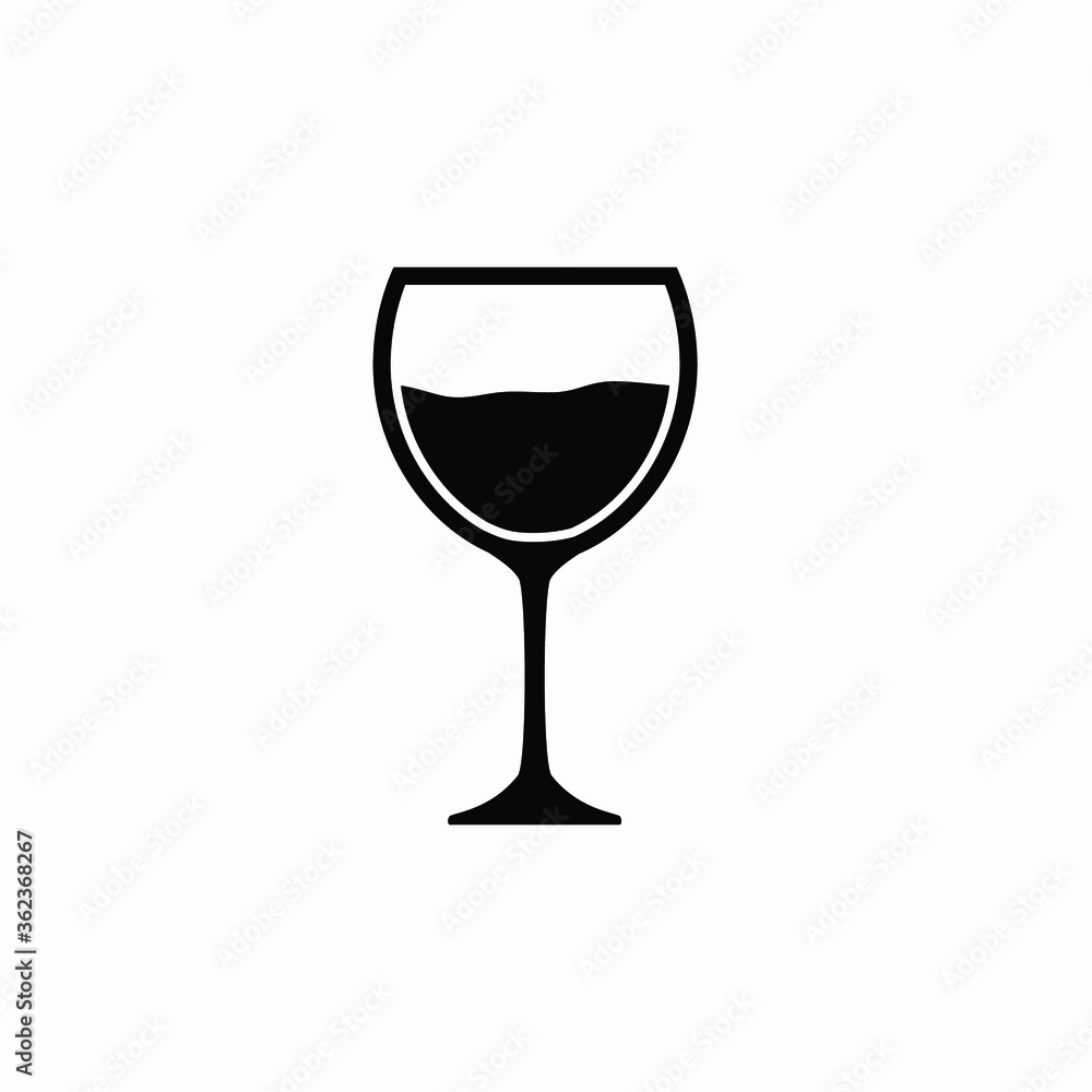 wine glass icon vector wine glass icon vector
